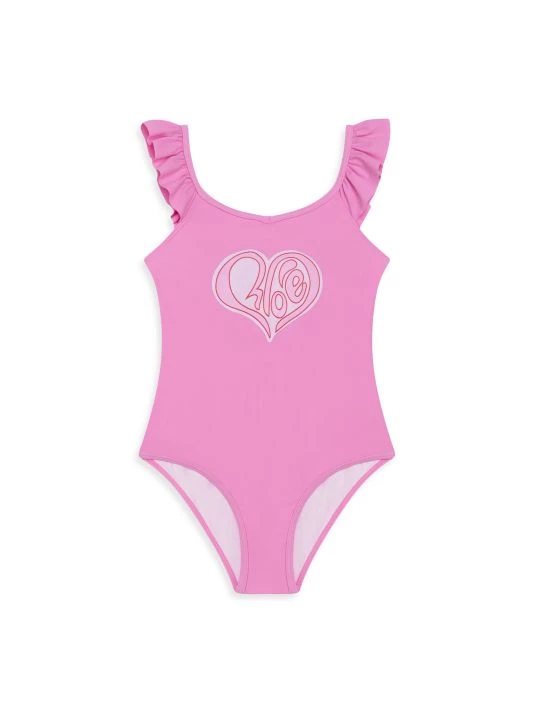 Chloé Little Girl's & Girl's Heart Logo One-Piece Swimsuit For Kids 3 Chloé Little Girl's & Girl's Heart Logo One-Piece Swimsuit For Kids