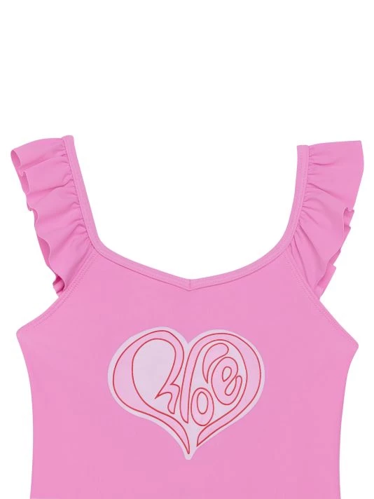 Chloé Little Girl's & Girl's Heart Logo One-Piece Swimsuit For Kids 5 Chloé Little Girl's & Girl's Heart Logo One-Piece Swimsuit For Kids - Image 3