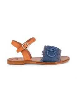 Chloé Little Girl's & Girl's Denim Sandals For Kids -Deals Chloé Store unnamed file 1752