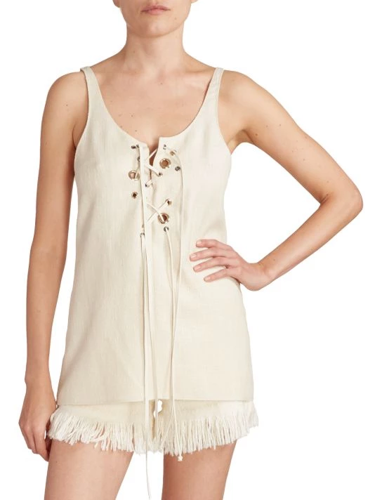 Chloé Sleeveless Lace-Up Top 5 Chloé Sleeveless Lace-Up Top - Image 3