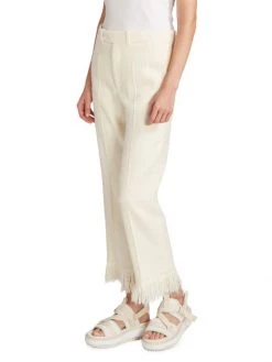 Chloé Silk Mid-Rise Fringe Pants -Deals Chloé Store unnamed file 1765