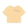Chloé Little Girl's & Girl's Short-Sleeve Embroidered Logo Sweatshirt For Kids -Deals Chloé Store unnamed file 1768