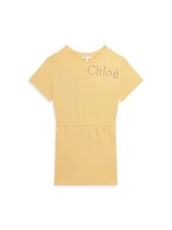 Chloé Little Girl's & Girl's Logo Fleece Dress For Kids