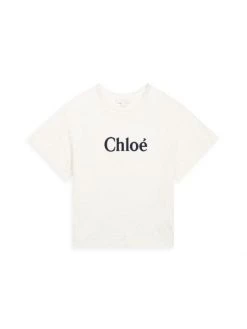 Chloé Little Girl's & Girl's Logo T-Shirt For Kids