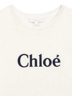 Chloé Little Girl's & Girl's Logo T-Shirt For Kids -Deals Chloé Store unnamed file 1776