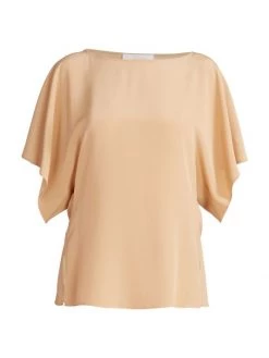 Chloé Silk Blouse Mustard
