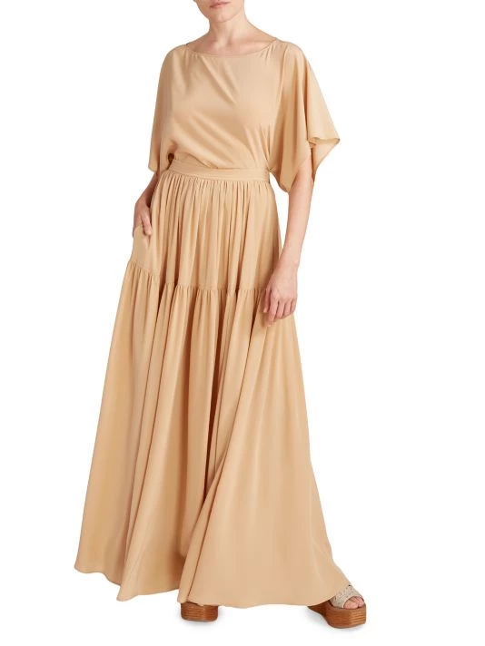 Chloé Silk Blouse Mustard 4 Chloé Silk Blouse Mustard - Image 2