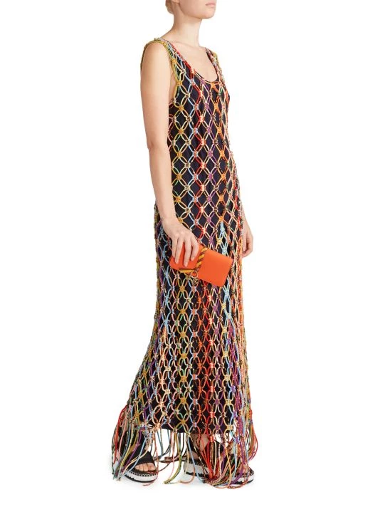 Chloé Knotted & Woven Cord Maxi Dress 4 Chloé Knotted & Woven Cord Maxi Dress - Image 2