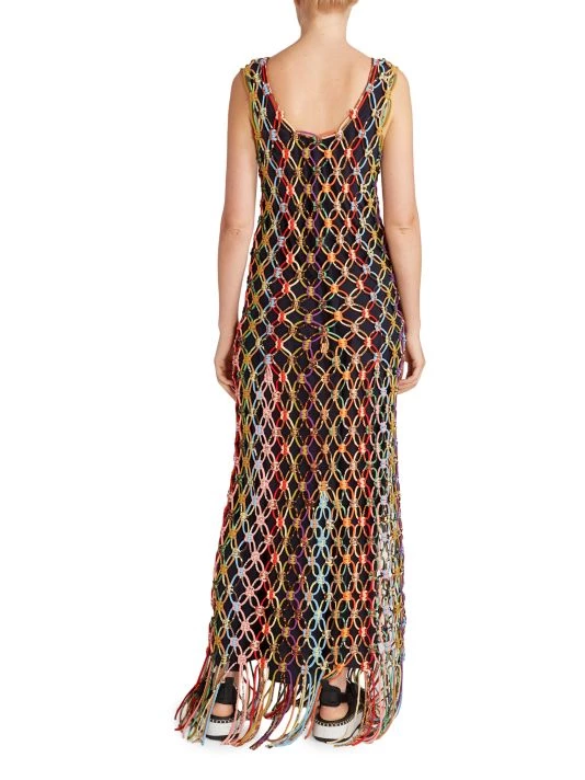Chloé Knotted & Woven Cord Maxi Dress 7 Chloé Knotted & Woven Cord Maxi Dress - Image 5