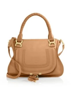 Chloé Medium Marcie Leather Satchel Light Cloud -Deals Chloé Store unnamed file 18