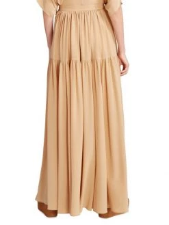 Chloé Silk Tiered Maxi Skirt -Deals Chloé Store unnamed file 1854