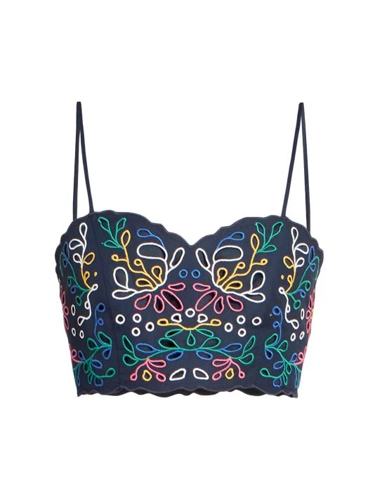 Chloé Embroidered Crop Top 3 Chloé Embroidered Crop Top