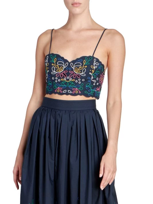 Chloé Embroidered Crop Top 5 Chloé Embroidered Crop Top - Image 3