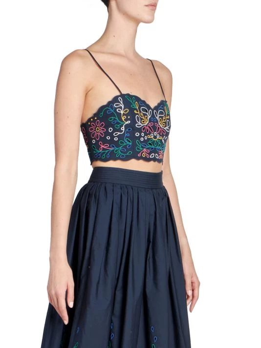 Chloé Embroidered Crop Top 6 Chloé Embroidered Crop Top - Image 4