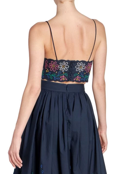 Chloé Embroidered Crop Top 7 Chloé Embroidered Crop Top - Image 5