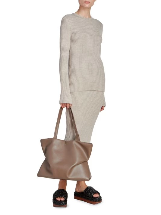 Chloé Ribbed Cashmere-Blend Maxi Skirt 4 Chloé Ribbed Cashmere-Blend Maxi Skirt - Image 2