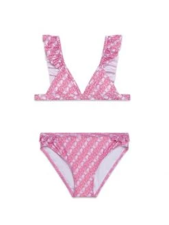 Chloé Little Girl's & Girl's 2-Piece Heart Print Bikini For Kids