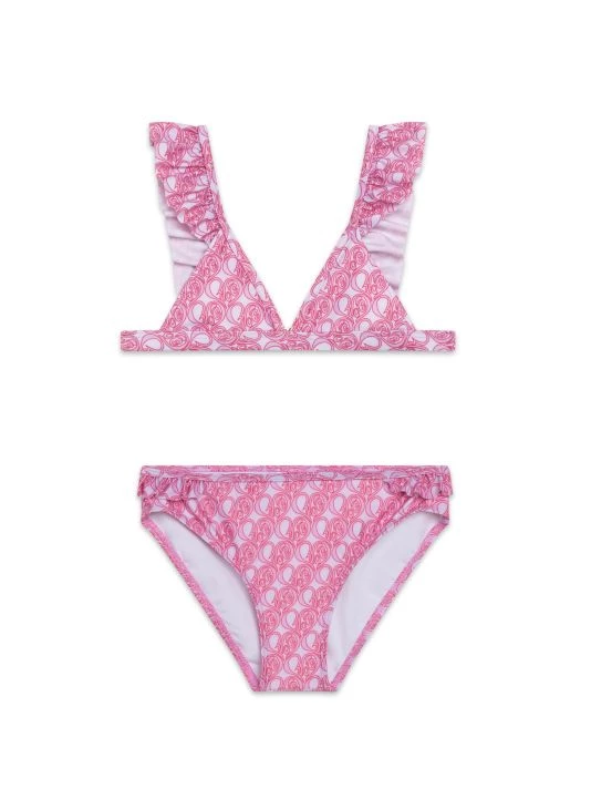Chloé Little Girl's & Girl's 2-Piece Heart Print Bikini For Kids 3 Chloé Little Girl's & Girl's 2-Piece Heart Print Bikini For Kids