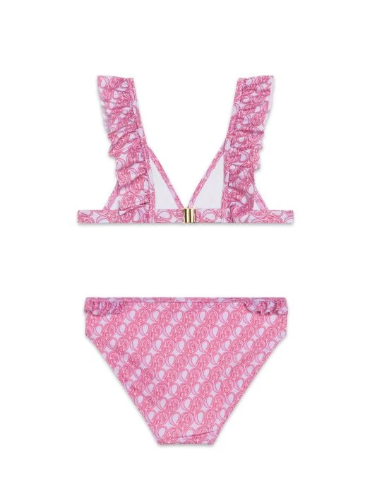 Chloé Little Girl's & Girl's 2-Piece Heart Print Bikini For Kids 4 Chloé Little Girl's & Girl's 2-Piece Heart Print Bikini For Kids - Image 2