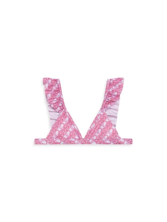 Chloé Little Girl's & Girl's 2-Piece Heart Print Bikini For Kids 7 Chloé Little Girl's & Girl's 2-Piece Heart Print Bikini For Kids - Image 5