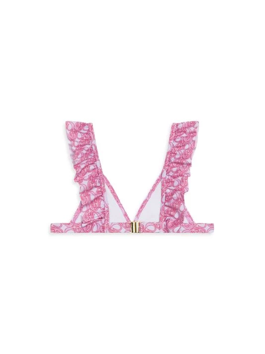 Chloé Little Girl's & Girl's 2-Piece Heart Print Bikini For Kids 8 Chloé Little Girl's & Girl's 2-Piece Heart Print Bikini For Kids - Image 6