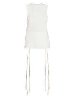 Chloé Linen Sleeveless Tunic Top