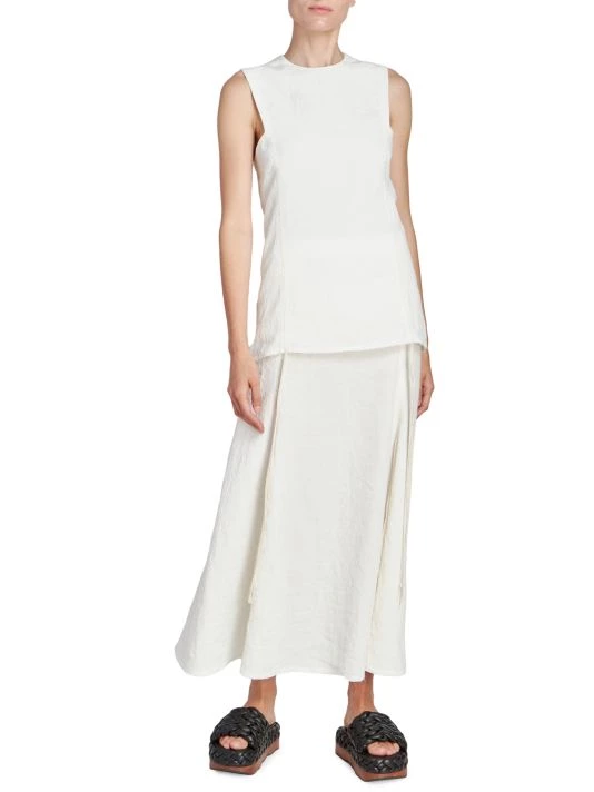 Chloé Linen Sleeveless Tunic Top 4 Chloé Linen Sleeveless Tunic Top - Image 2