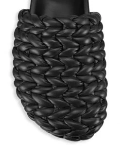 Chloé Kacey Braided Leather Mules Black -Deals Chloé Store unnamed file 1923