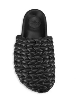 Chloé Kacey Braided Leather Mules Black -Deals Chloé Store unnamed file 1924