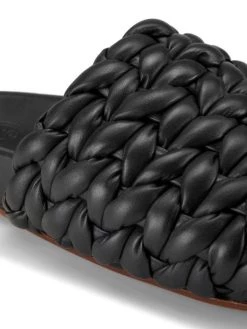 Chloé Kacey Braided Leather Mules Black -Deals Chloé Store unnamed file 1925