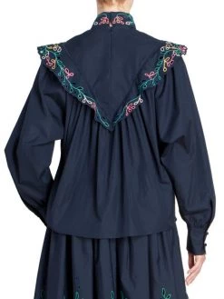 Chloé Embroidered Bib Blouse -Deals Chloé Store unnamed file 1932