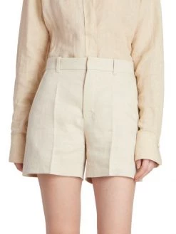 Chloé Pleated Linen Shorts -Deals Chloé Store unnamed file 196
