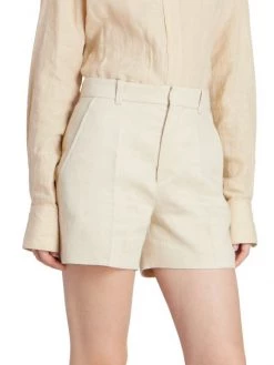 Chloé Pleated Linen Shorts -Deals Chloé Store unnamed file 197