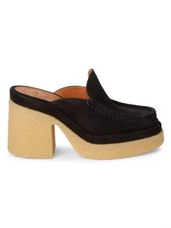 Chloé Jamie Suede Platform Mules Ochre Delight -Deals Chloé Store unnamed file 1981