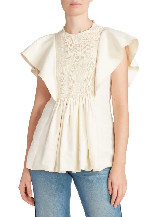 Chloé Flutter Sleeve Blouse 5 Chloé Flutter Sleeve Blouse - Image 3