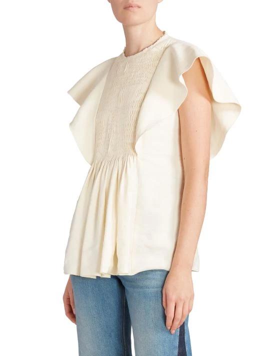 Chloé Flutter Sleeve Blouse 6 Chloé Flutter Sleeve Blouse - Image 4