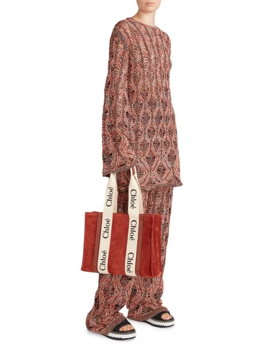 Chloé Openwork Knit Linen Pants 4 Chloé Openwork Knit Linen Pants - Image 2