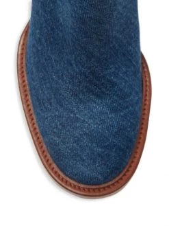 Chloé Edith Denim & Leather Short Boots -Deals Chloé Store unnamed file 2014