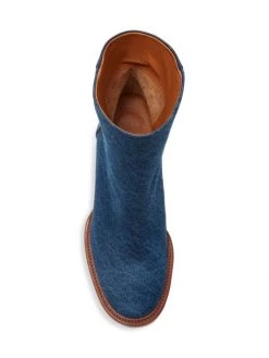 Chloé Edith Denim & Leather Short Boots -Deals Chloé Store unnamed file 2015