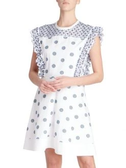 Chloé Flower Dot Broderie Anglaise Cotton Dress -Deals Chloé Store unnamed file 2026