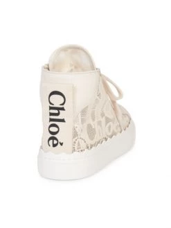 Chloé Lauren Logo Lace Sneakers -Deals Chloé Store unnamed file 2030