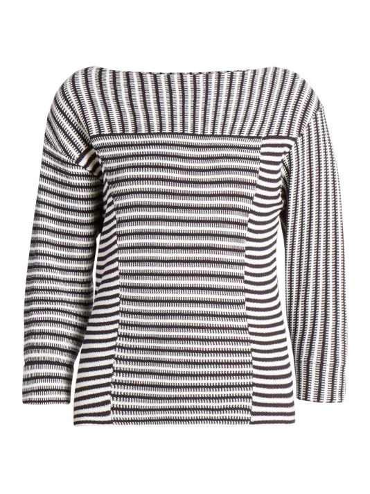 Chloé Mariniere Striped Knit Pullover Top 2 Chloé Mariniere Striped Knit Pullover Top