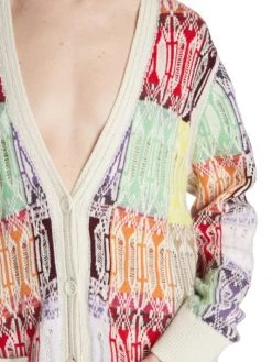 Chloé Oversized Knit Colorblocked Cardigan -Deals Chloé Store unnamed file 205