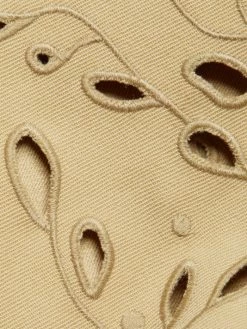 Chlo&eacute; Embroidered Wool Trench Coat -Deals Chloé Store unnamed file 212