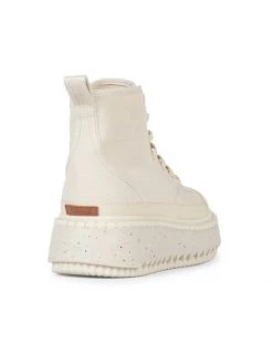 Chloé Lilli Canvas Platform Booties -Deals Chloé Store unnamed file 215
