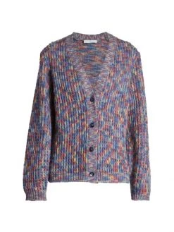 Chloé Rib-Knit Wool-Blend Cardigan