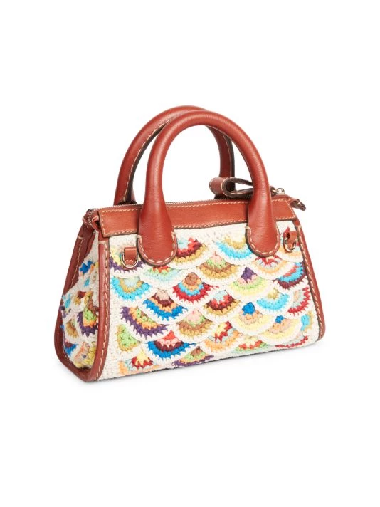 Chloé Mini Edith Knit Top Handle Bag 6 Chloé Mini Edith Knit Top Handle Bag - Image 4