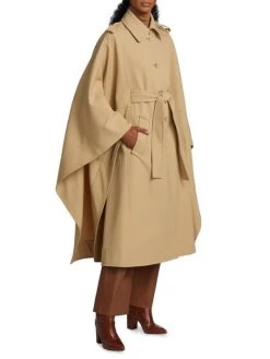 Chloé Wool Drape-Sleeve Trench Coat -Deals Chloé Store unnamed file 266
