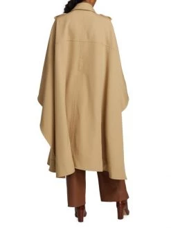 Chloé Wool Drape-Sleeve Trench Coat -Deals Chloé Store unnamed file 267