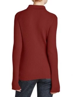 Chloé Collared Ribbed-Knit Top -Deals Chloé Store unnamed file 281